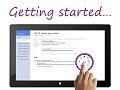 Getting started with the OneNote App