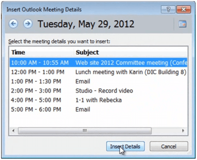 How to add meeting details to your notes 
