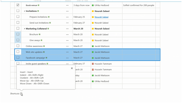 Stay on track with a shared task list in SharePoint 2013