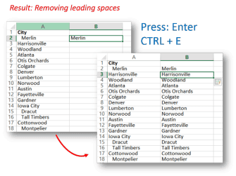 How to use Flash Fill in Excel 2013