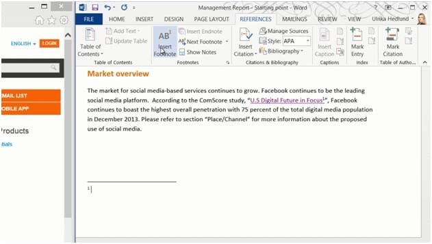 how do you add a footnote in word how do you add a footnote in word
